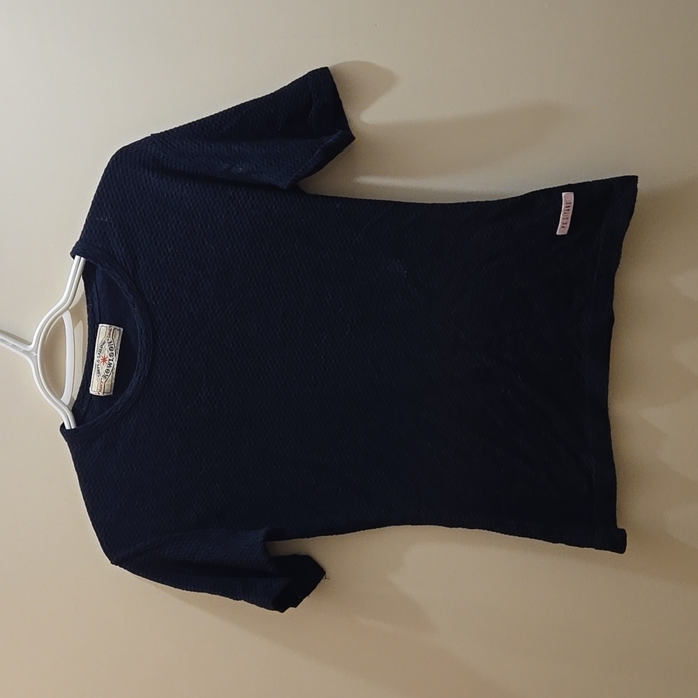 Textured Fitted T Shirt